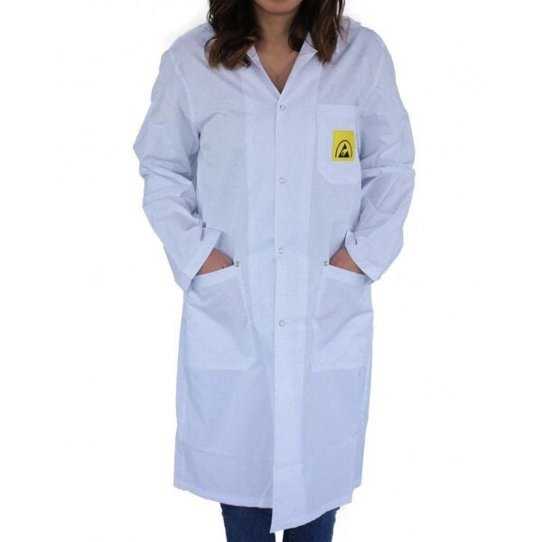 ESD Önlük (Beyaz) XS Beden