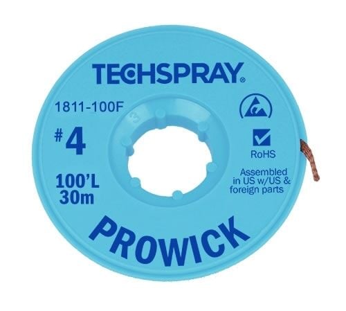 1811-100F Pro-Wick Desold. Blue (2,5mmx30,5m)