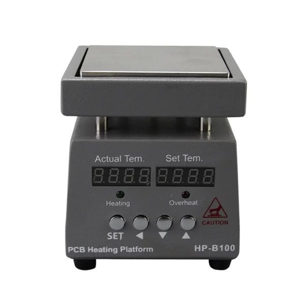 ProTools PCB Alt Isıtıcı - Dijital Sıcak Plaka Sabit Sıcaklık Lehimleme İstasyonu 100x100mm