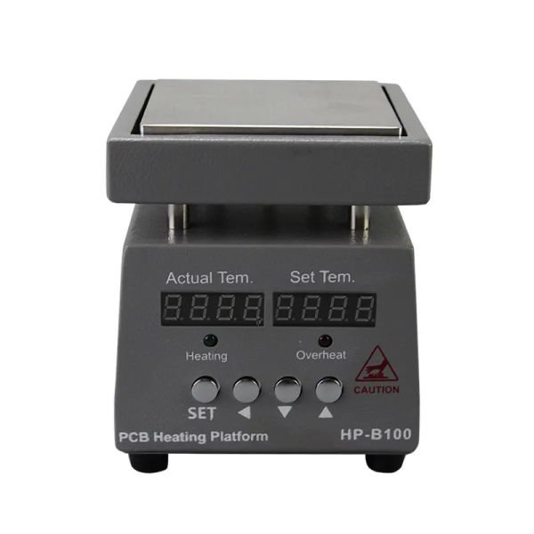 ProTools PCB Alt Isıtıcı - Dijital Sıcak Plaka Sabit Sıcaklık Lehimleme İstasyonu 100x100mm