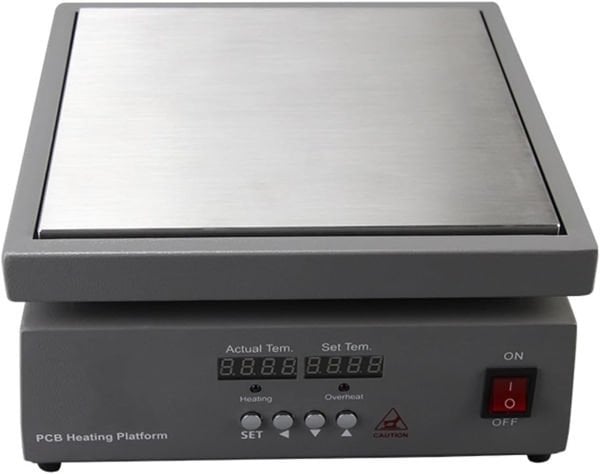 ProTools PCB Alt Isıtıcı - Dijital Sıcak Plaka Sabit Sıcaklık Lehimleme İstasyonu 150x150mm