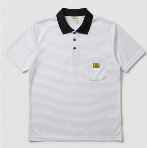 ESD T-Shirt Polo Yaka M Beden %49 Pamuk