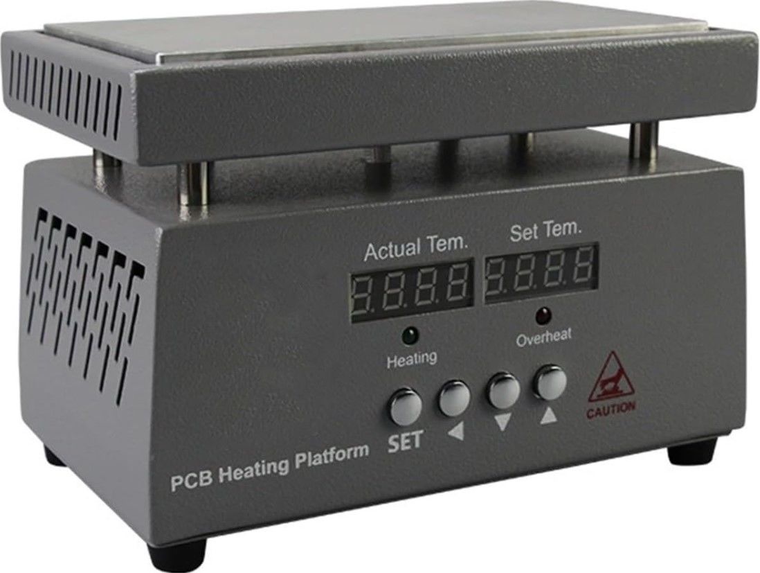ProTools PCB Alt Isıtıcı - Dijital Sıcak Plaka Sabit Sıcaklık Lehimleme İstasyonu 200x200mm