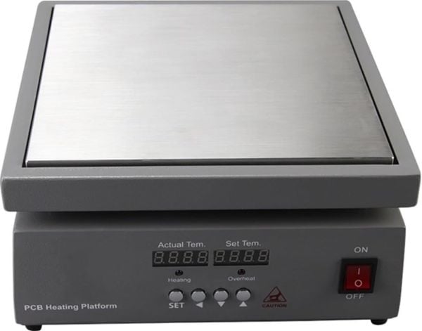 ProTools PCB Alt Isıtıcı - Dijital Sıcak Plaka Sabit Sıcaklık Lehimleme İstasyonu 200x200mm