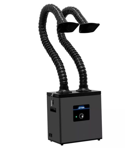 ST-1202 Çift Çıkışlı Duman Emme Cihazı