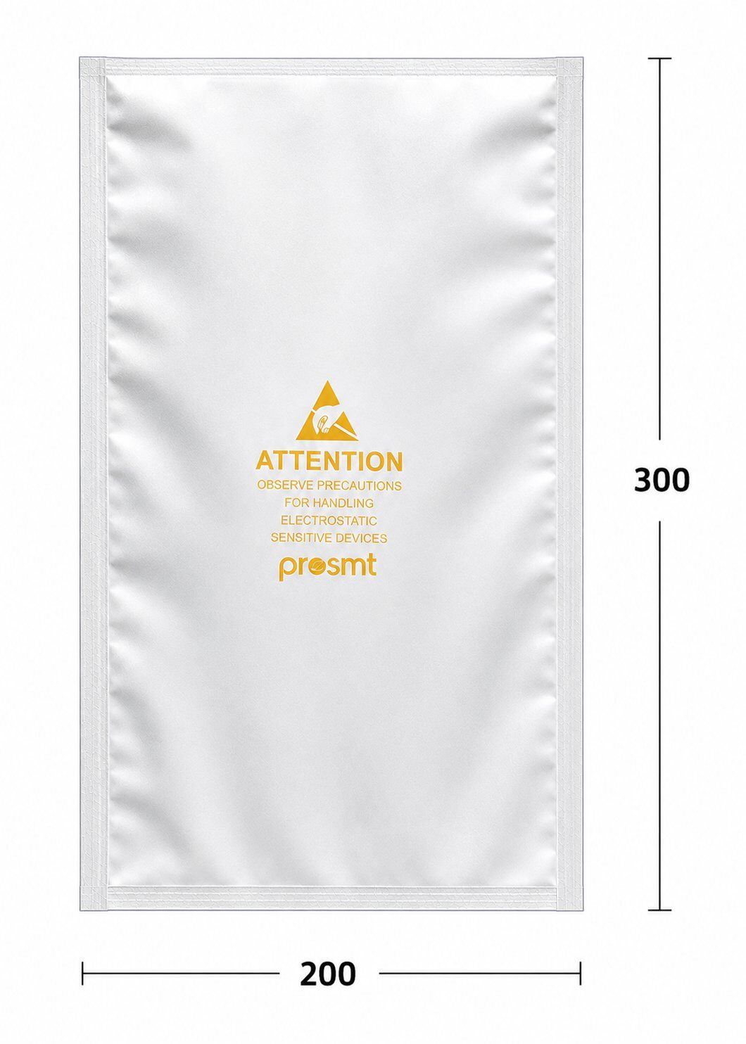 200 x 300 Kilitsiz Antistatik ESD Poşet - 100 Adet