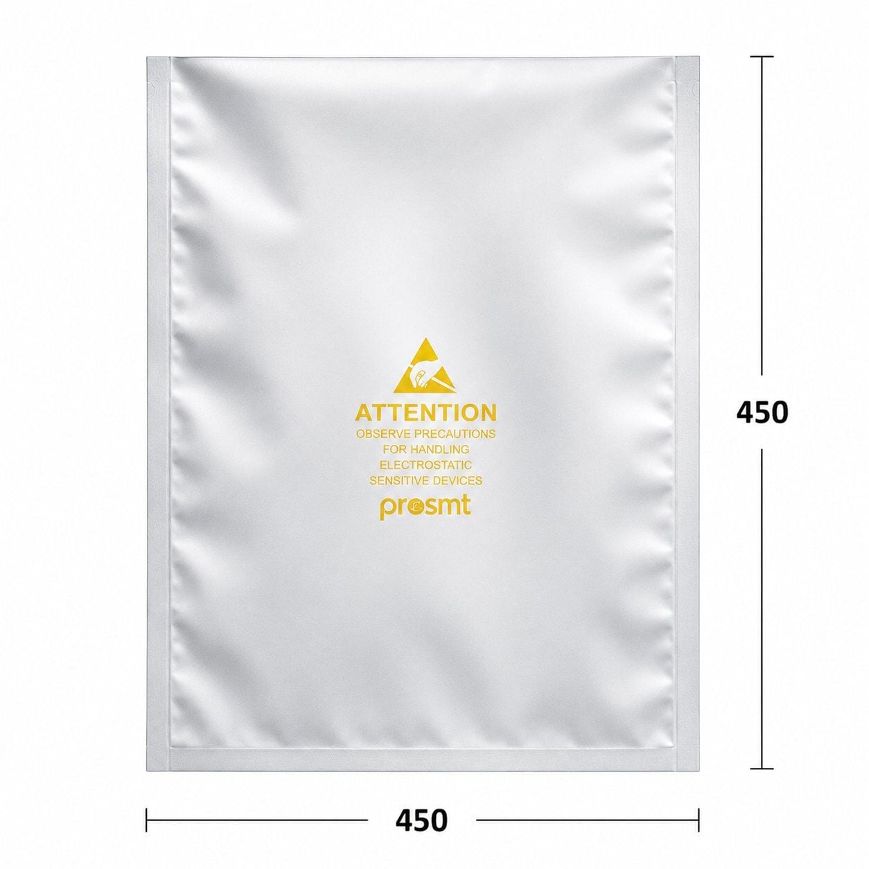 450 x 450 Kilitsiz Antistatik ESD Poşet - 100 Adet